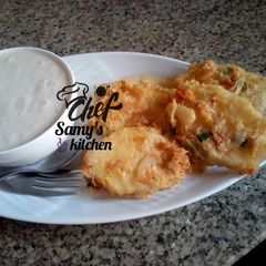 A picture of Fry yam and egg.