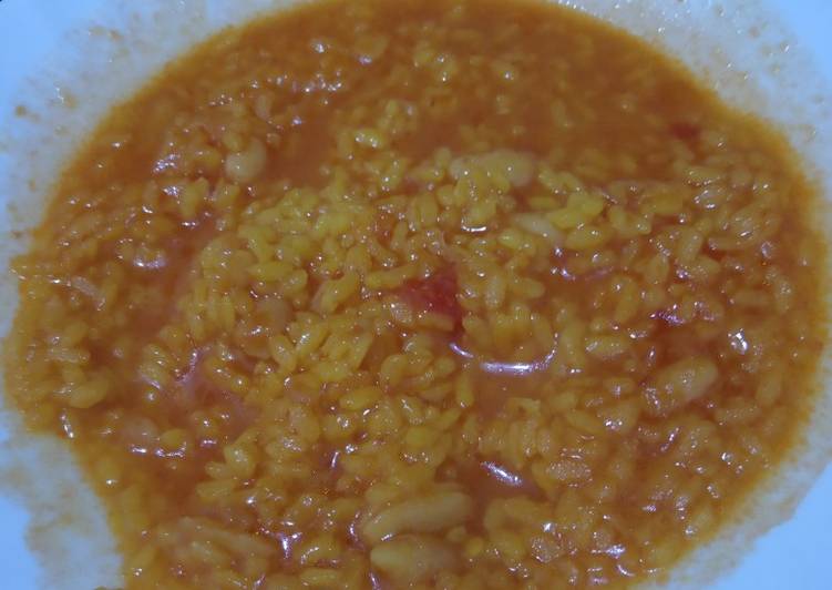 Arroz con habichuelas sencillo