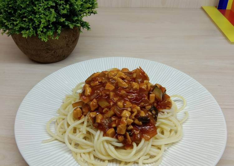 Resep Spaghetti saus homemade yang Lezat