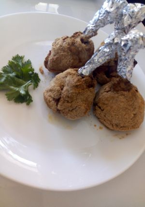 A picture of Chicken lollipops.