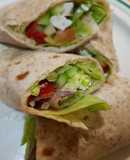 Wrap de ensalada con queso fresco