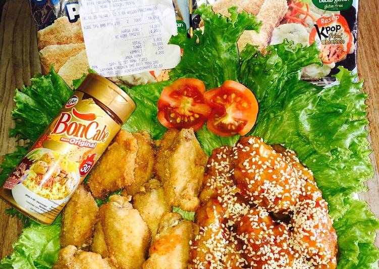 Resep K-POP fried chiken ala dapur kobe Anti Gagal