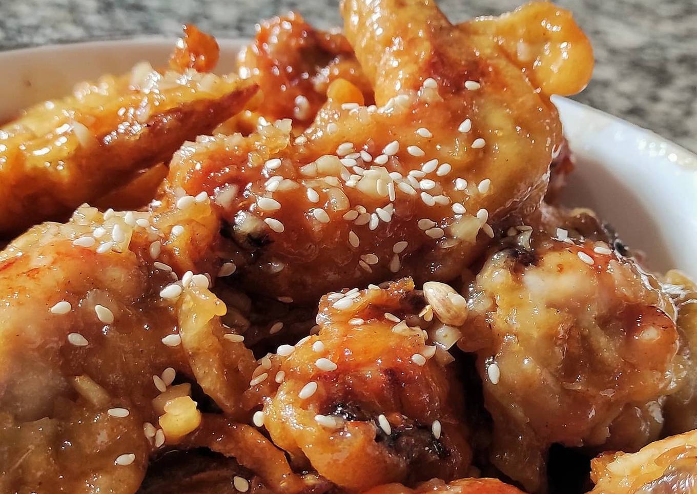 Sayap Ayam Saus Lemon Madu