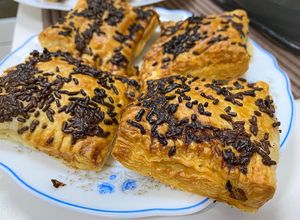 Foto principal de Napolitanas rellenas de chocolate airfryer