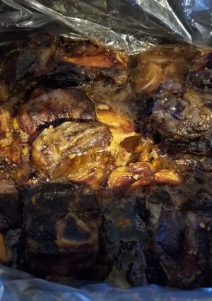 A picture of Short rib marinade.
