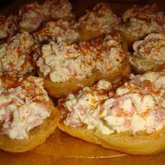 Una foto de Crema de Jamón - Relleno para tarteletas 