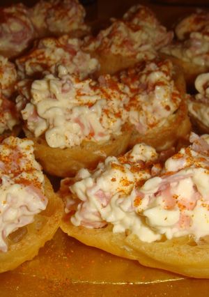 Una foto de Crema de Jamón - Relleno para tarteletas 