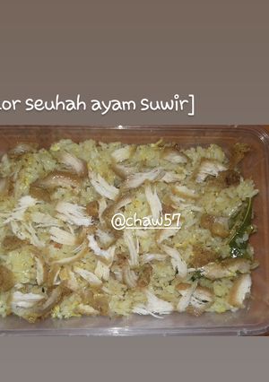 Foto resep Nasgor seuhah ayam suwir