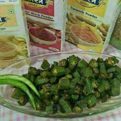A picture of Bhindi masala.