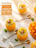 Puding mangga (gelatin bubuk)