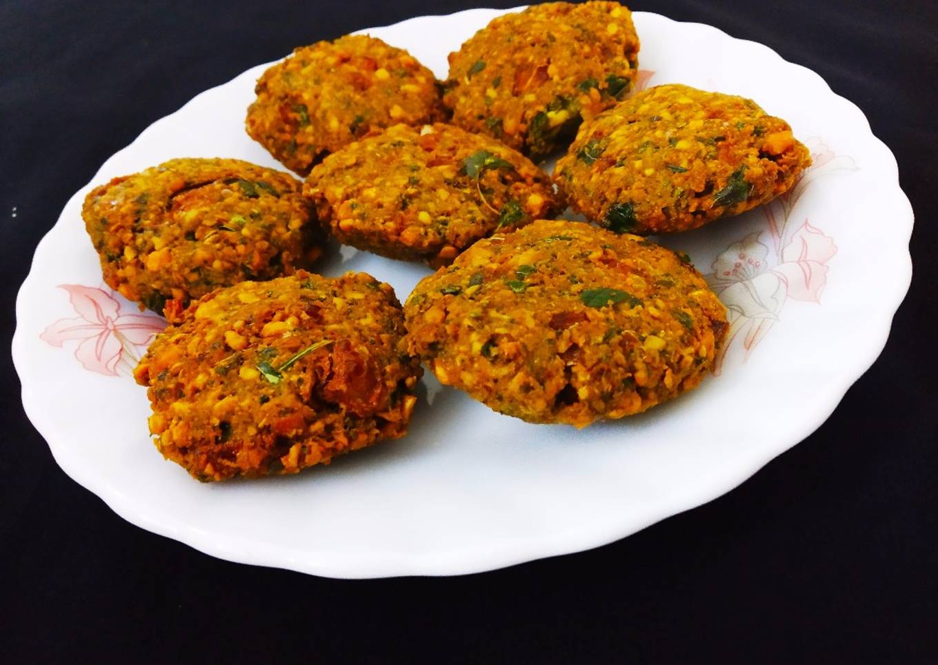 Spinach Dal vada