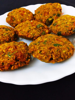 A picture of Spinach Dal vada.