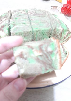 Foto resep Kue zebra magiccom