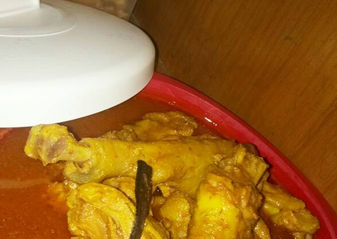 Resep 46. Kare Ayam Kampung Kelapa Goreng, Lezat Sekali
