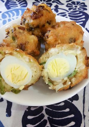 Foto resep Bakso goreng ayam udang