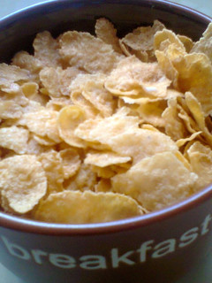 A picture of Breakfast Cereal With Milk #throwbackthursdayfive.