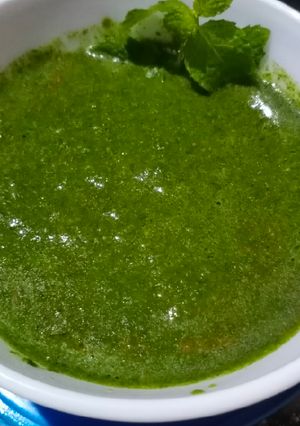 पुदीना इमली की चटनी (pudina imli ki chutney recipe in Hindi) रेसिपी मुख्य फोटो