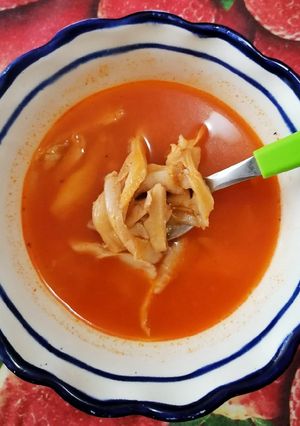 Una foto de Caldo de setas 🍲