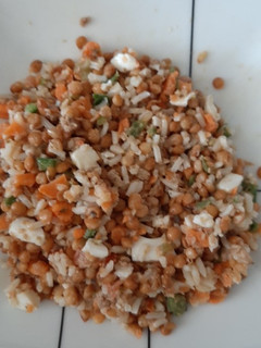 Una foto de Ensalada de lentejas