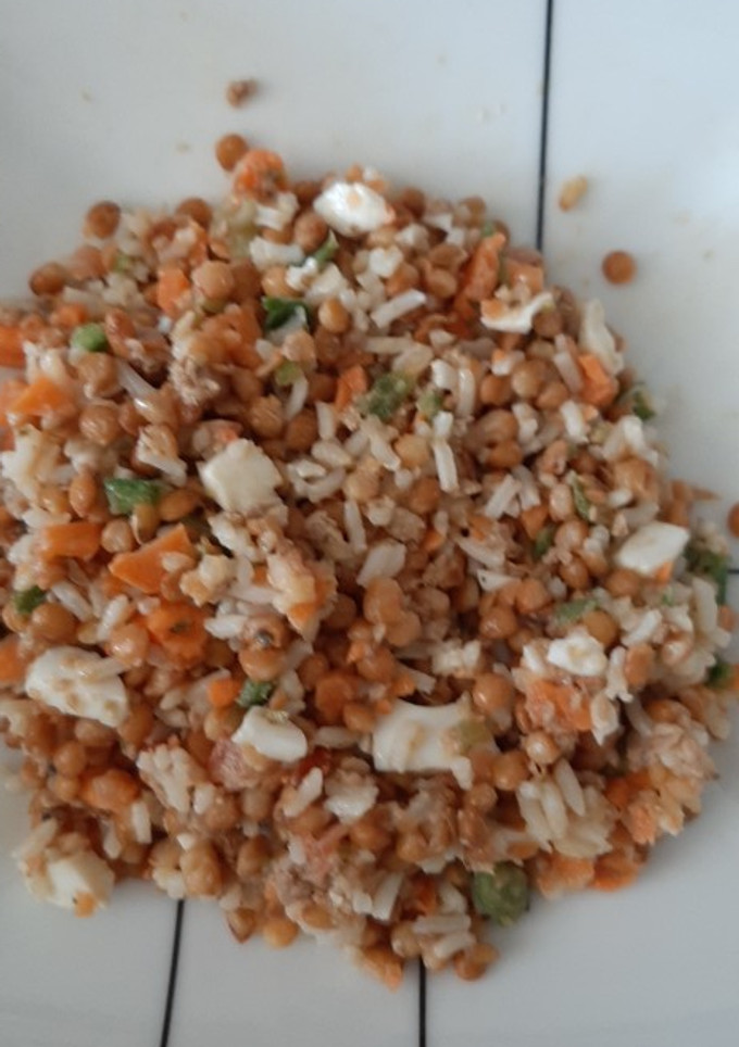 Una foto de Ensalada de lentejas