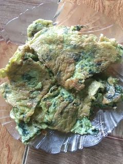 Foto resep Telur dadar hijau