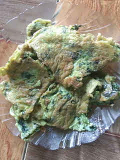 Foto resep Telur dadar hijau