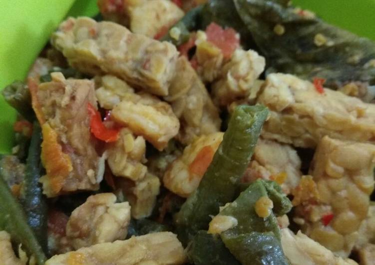 Resep Tumis Kacang Panjang + Tempe + Udang ala Ummu Rasya oleh Ummu