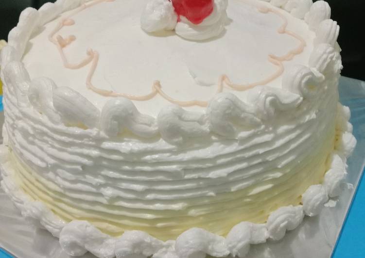 Vanila lemon cake 🍋(base cake ultah)