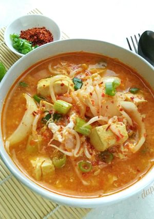 Foto resep Sundubu Jjigae / SUP TAHU PEDAS korea (#pr_recookmasakanberkuah)