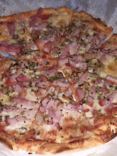 Una foto de Pizza fit (base harina almendra)