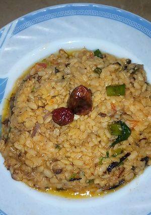 A picture of Saraiki dal mash fry.