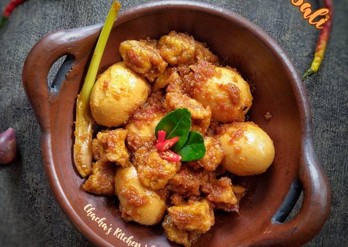  Resep enak membuat Tahu Telur Bumbu Bali  lezat