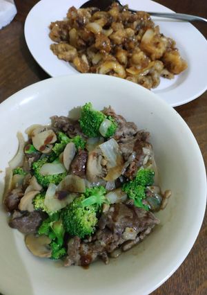 Foto resep Cah Sapi Jamur Brokoli