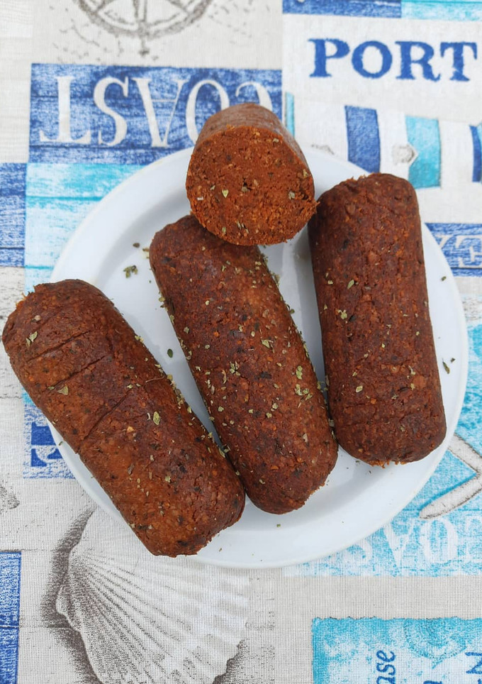 Una foto de Chorizo vegano