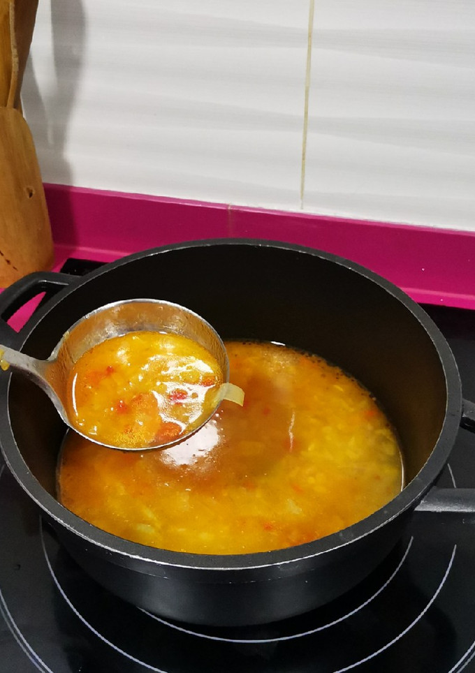 Una foto de Sopa minestrone