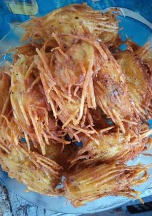 Hình của món Khoai tây bọc gà chiên giòn.