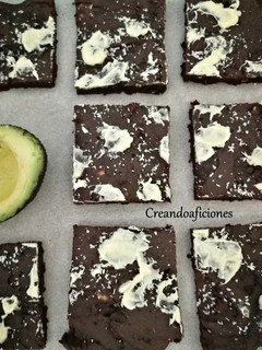 Una foto de Brownie de aguacate
