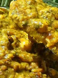 عکسی از دستور طرز تهیه آش شله قلمکار