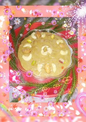 A picture of Sattu Halwa.