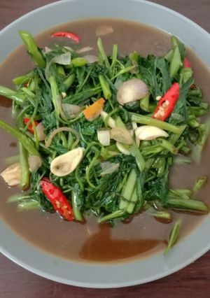 Foto resep Tumis kangkung saus tiram