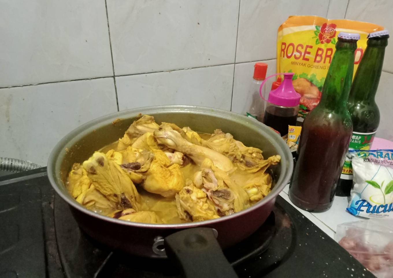 Ayam ungkep simple