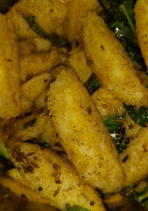 A picture of Masala idli.