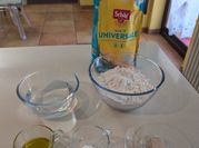 Una foto di focaccia senza glutine