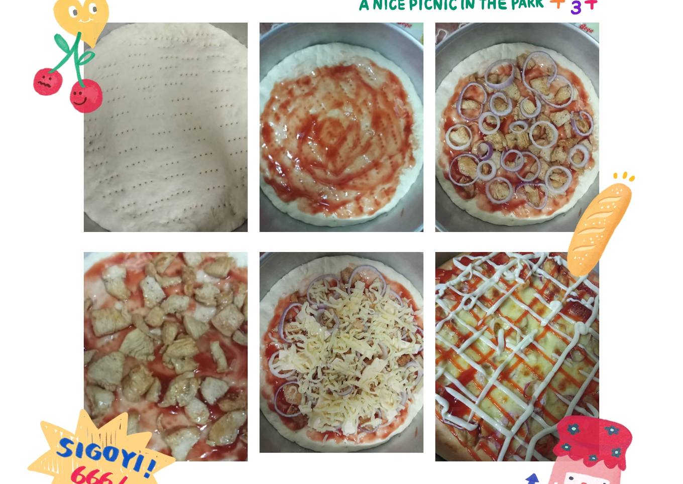 Pizza Ayam Buatan Sendiri
