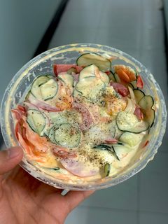 A picture of Japanese Cucumber Shake Salad 🥗🥒.