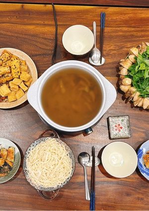 Hình của món Lẩu tiêu xanh.