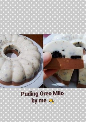 Foto resep Puding Oreo Milo