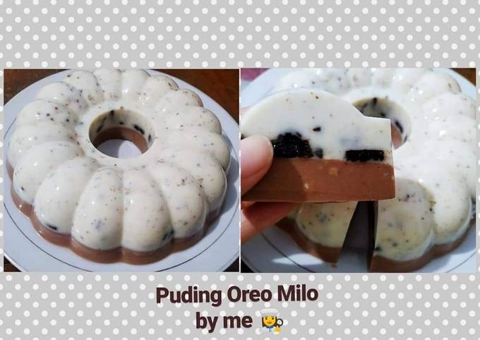 Puding Oreo Milo