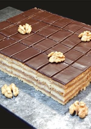 Zserbó – Rizslisztből készült tésztával recept fotója
