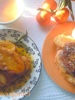 Una foto de Torrijas al aroma de mandarinas y miel